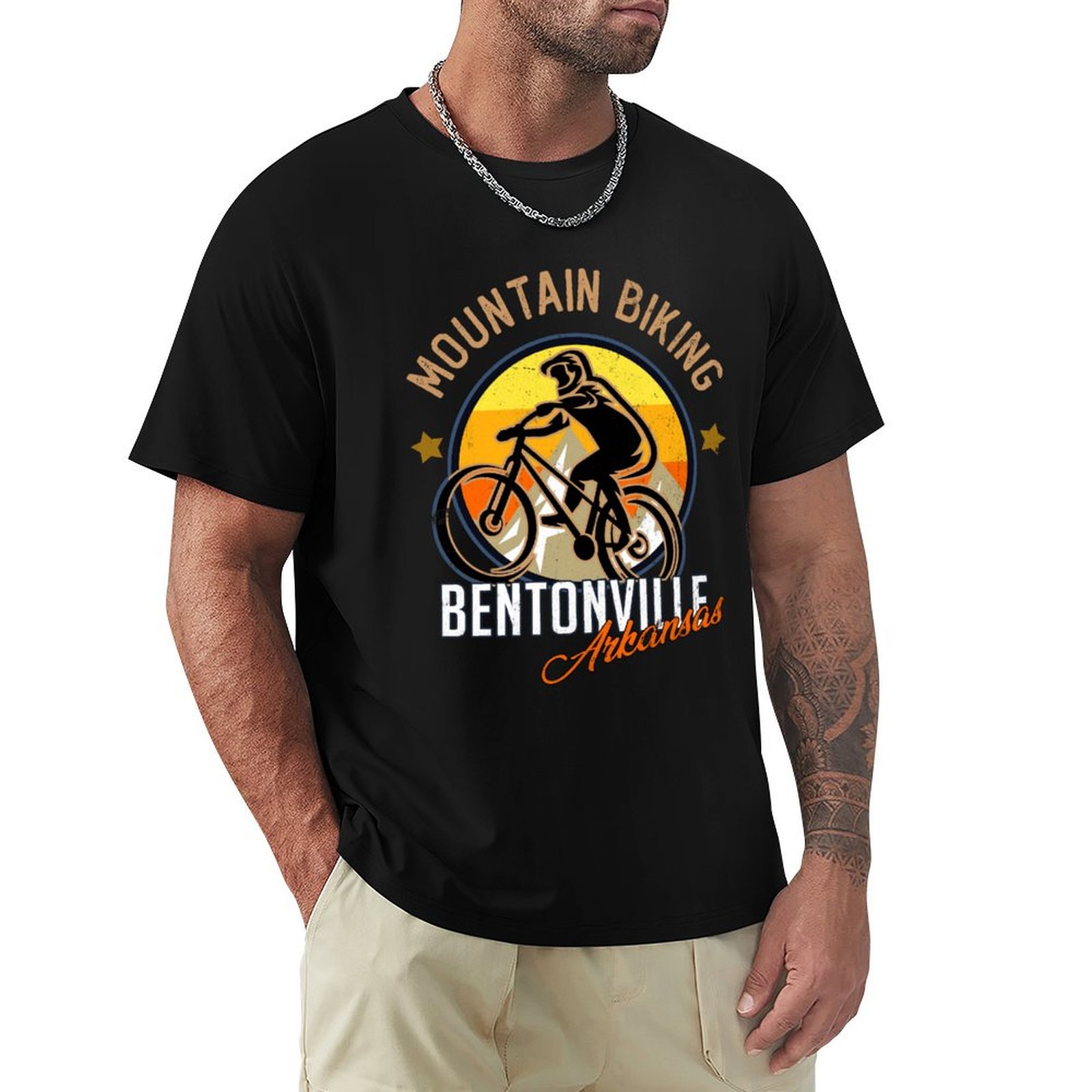 Mountain Biking Bentonville - bentonville arkansas mountain biking T-Shirt Sweat