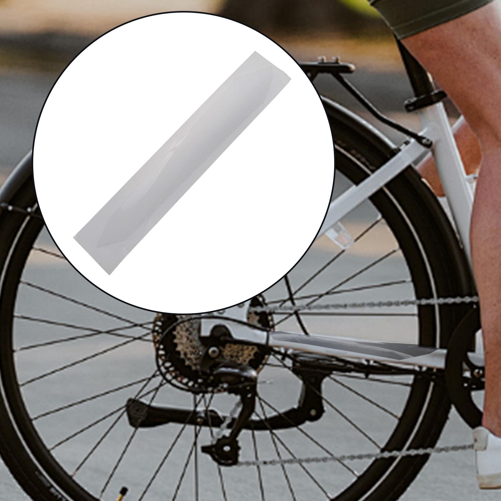 Mountain Biking Quotes - Bicycle Chain Protection Stickers Transparent Bicycle