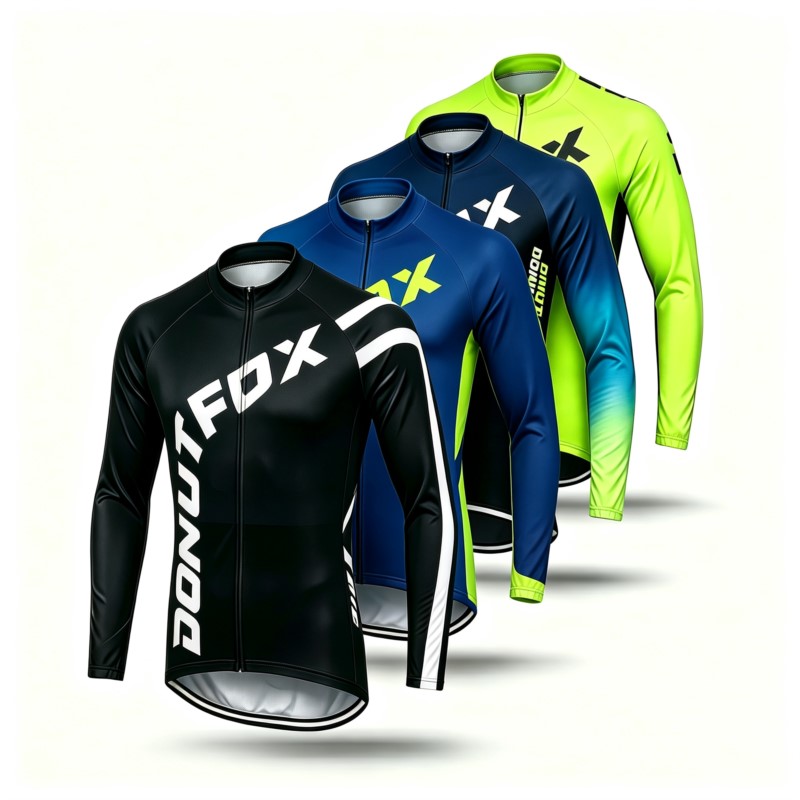 Mountain Biking Pants For Men - Men Long Sleeve MTB Jersey &