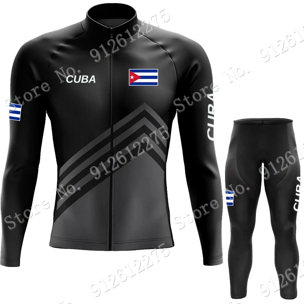 Cuba Cycling Jersey Set Cyclin - Mountain Biking Pants For Men ulasan dan harga