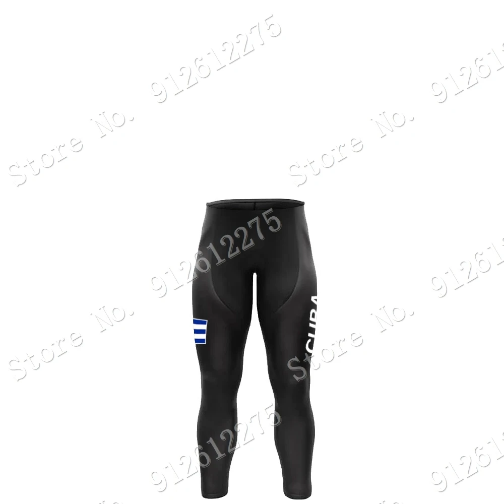 Cuba Cycling Jersey Set Cyclin - Mountain Biking Pants For Men ulasan dan harga