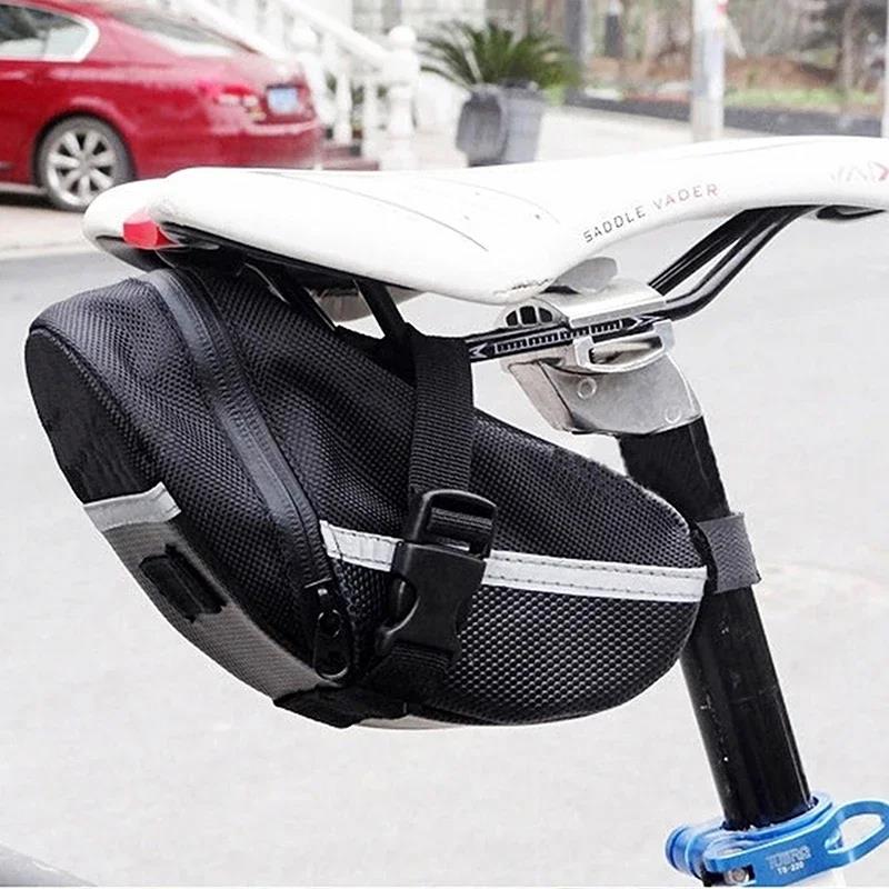 Nylon Bicycle Bag Waterproof M - Mountain Biking Fanny Pack ulasan dan harga