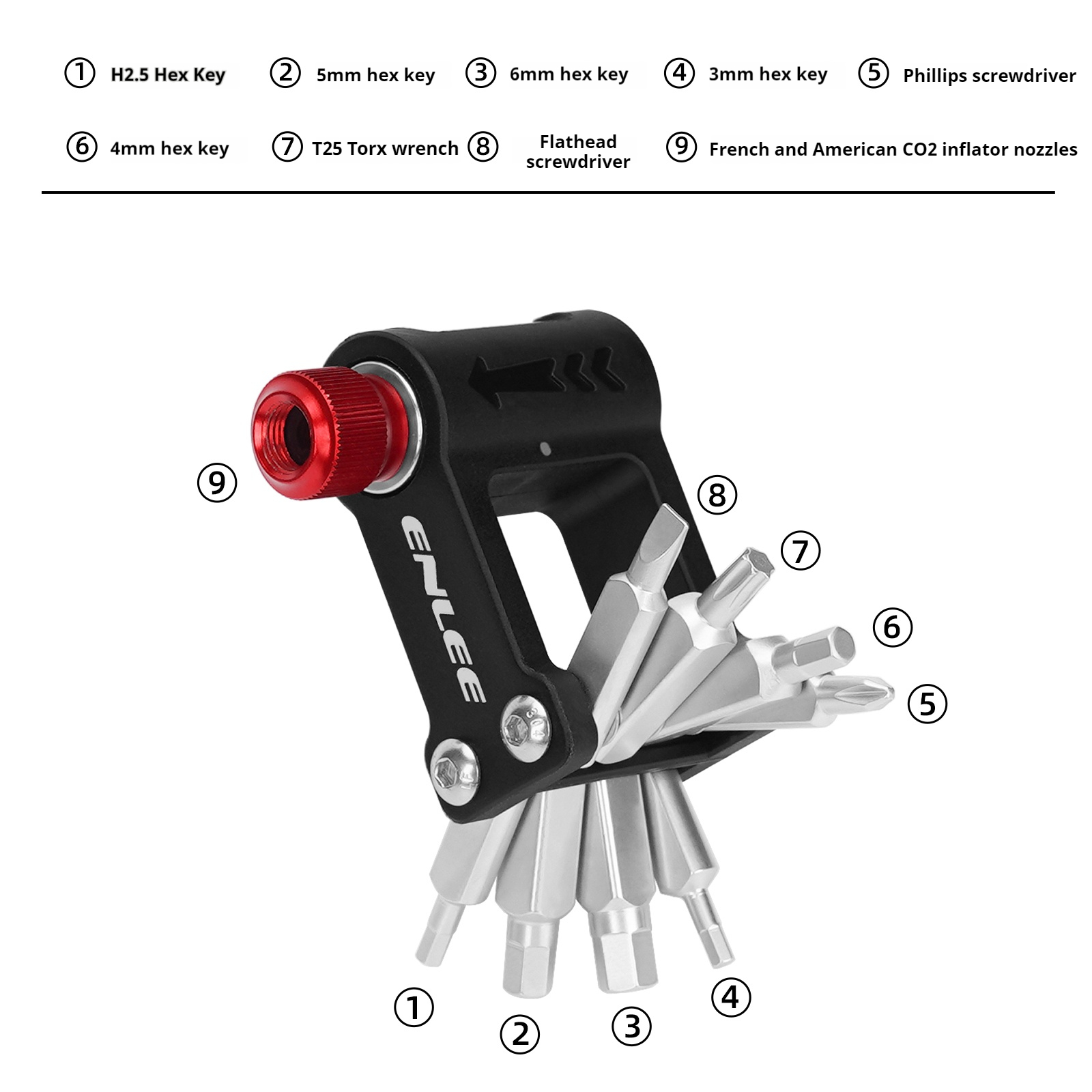 ENLEE Bicycle Repair Tools Por - Mountain Biking Essentials ulasan dan harga