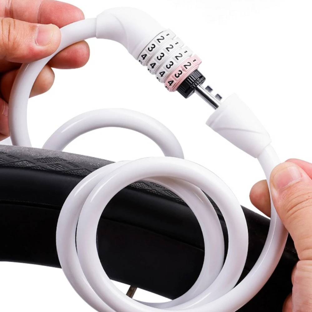 Outdoor Bike Lock 4-Digit Pass - Mountain Biking Essentials ulasan dan harga