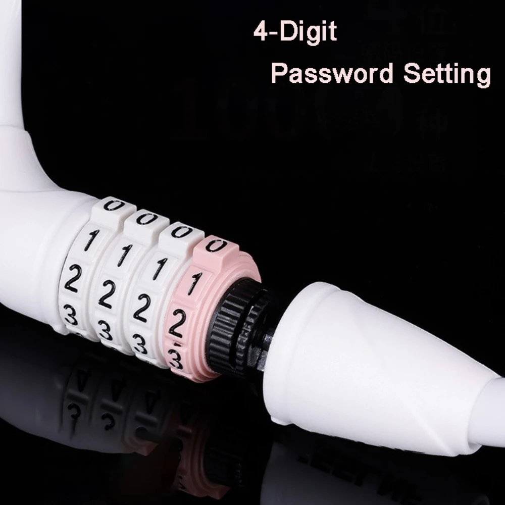 Outdoor Bike Lock 4-Digit Pass - Mountain Biking Essentials ulasan dan harga