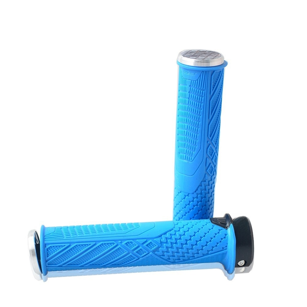 2Pcs TPR Rubber Bike Grips Kit - Mountain Biking For Fitness ulasan dan harga