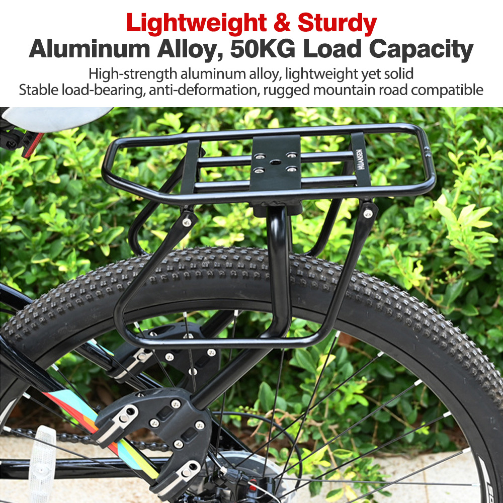 NEWBOLER Rear Bike Rack Alumin - Mountain Biking Fanny Pack ulasan dan harga