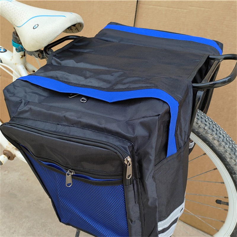 Bike Rear Rack Bag Cycling Dou - Mountain Biking Fanny Pack ulasan dan harga