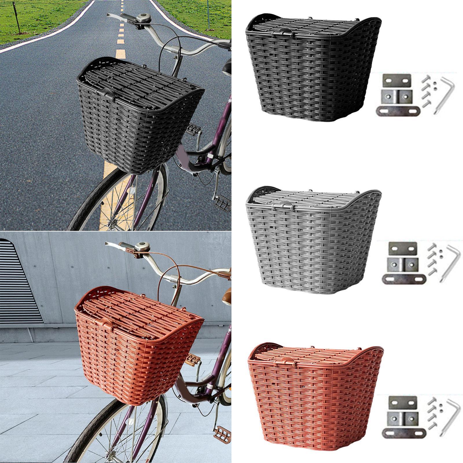 Bike Basket with Lid Sturdy Cy - Mountain Biking Books ulasan dan harga